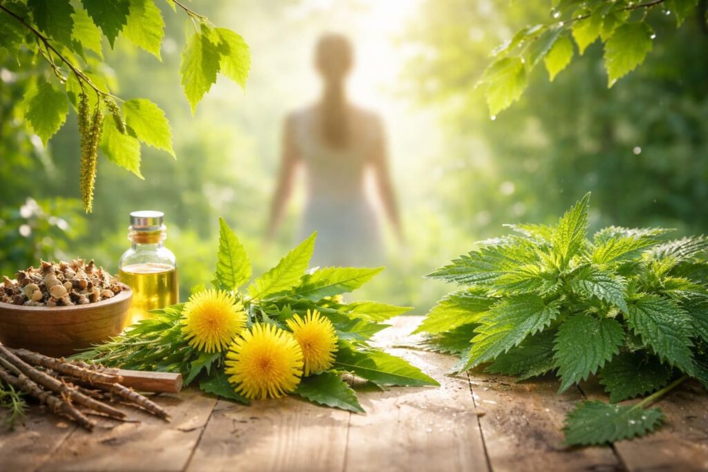 apprenez comment utiliser les plantes pour purifier et stimuler le drainage lymphatique naturellement et facilement.