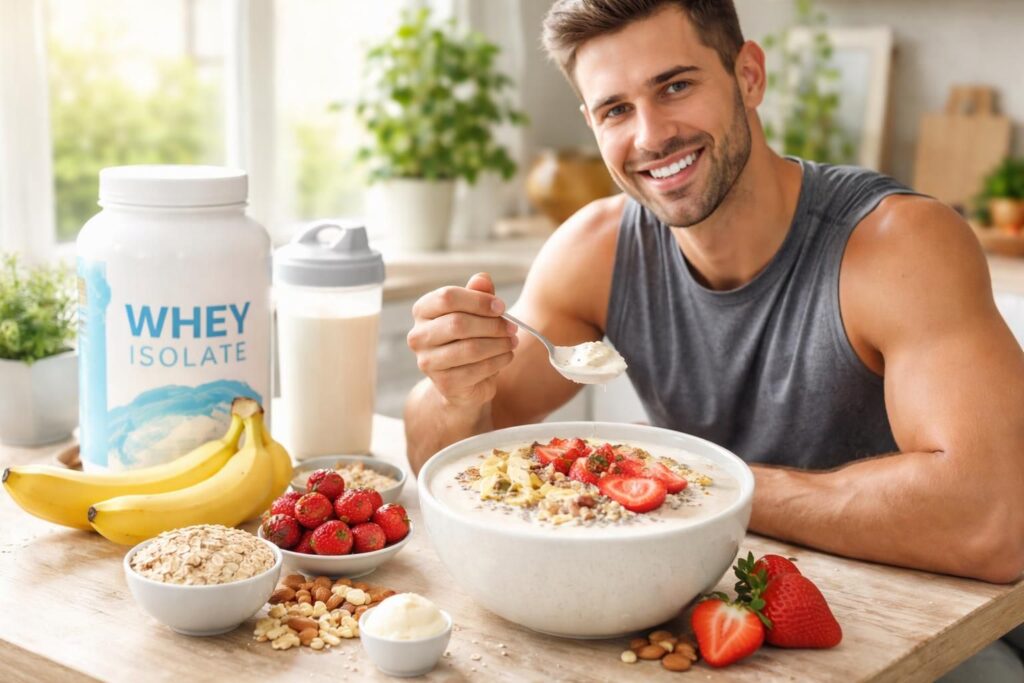 découvrez les bienfaits du meilleur isolate whey pour optimiser votre régime alimentaire, favoriser la récupération musculaire et améliorer vos performances sportives.
