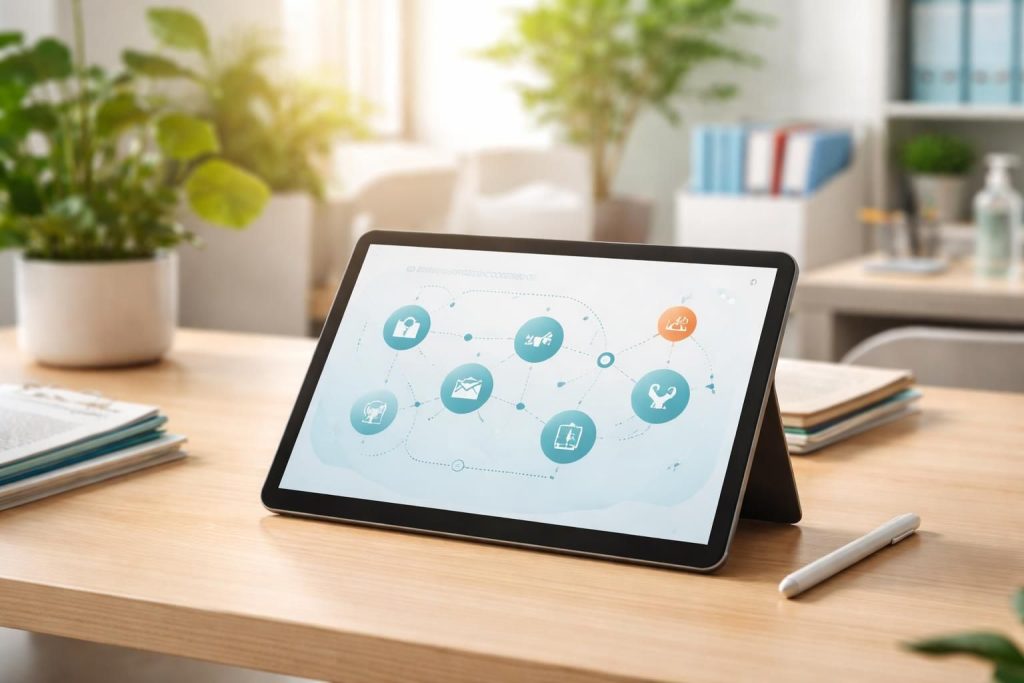 découvrez comment la tablette tactile microsoft facilite le parcours patient partagé au sein des maisons de santé, améliorant la communication et le suivi médical.