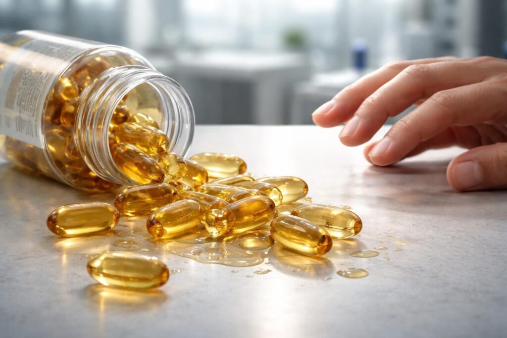 découvrez pourquoi les gélules d'oméga-3 peuvent présenter des risques pour votre santé et comment les consommer en toute sécurité.