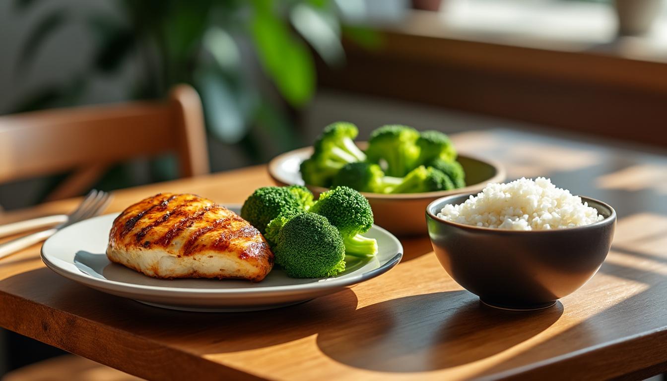découvrez comment préparer un menu musculation simple et efficace avec du riz, du poulet et des brocolis, idéal pour optimiser votre récupération après l’entraînement. recette rapide, équilibrée et adaptée à vos objectifs sportifs.