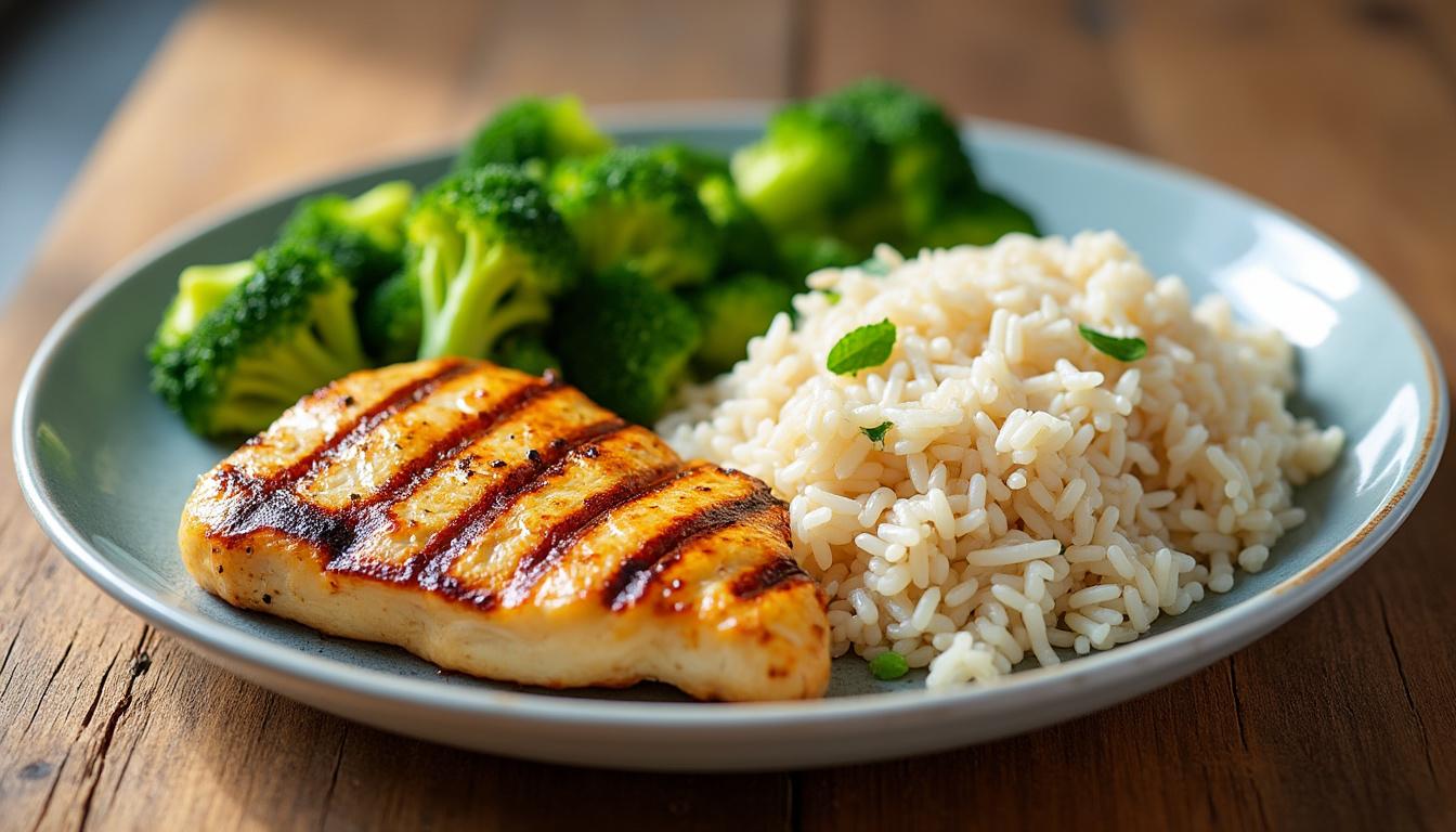 découvrez comment préparer un riz poulet brocolis, un menu musculation idéal pour optimiser vos repas post-entraînement. bénéficiez d'un apport équilibré en protéines, glucides et légumes pour soutenir votre récupération et vos objectifs sportifs.