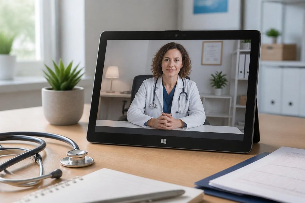 découvrez une tablette windows idéale pour la téléconsultation médicale, offrant une connexion visio stable et fluide pour des consultations à distance efficaces et sécurisées.