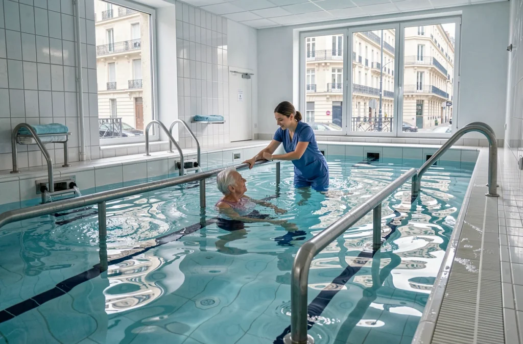Séance de balnéothérapie au Centre KINE'O dans le 6e arrondissement de Marseille